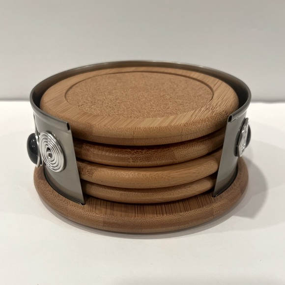 NEW‼️Jeweled Drink Coaster Set - Picture 3 of 9